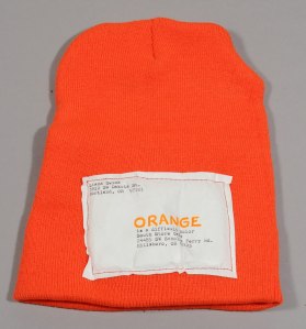 Safety Orange Knit Hat