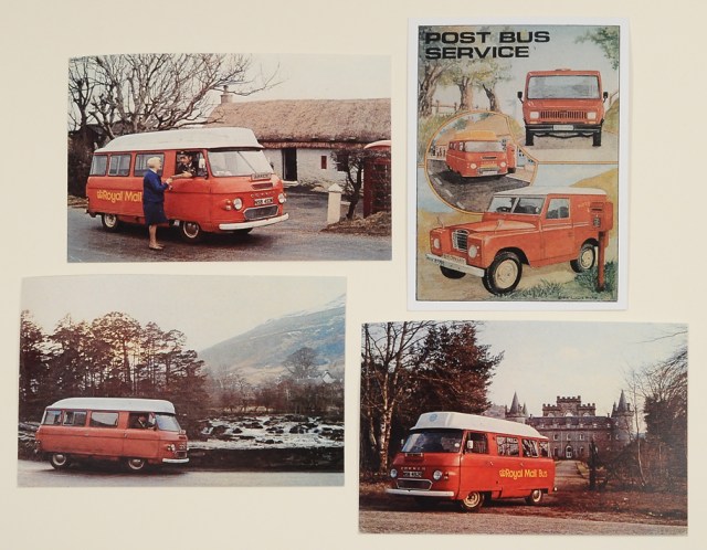 English Post Van Postcards